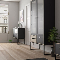 Stubbe Sideboard with 1 door + 3 drawers - UK - Furniture One Shop