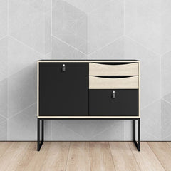 Stubbe Sideboard with 1 door + 3 drawers - UK - Furniture One Shop