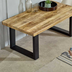 Surrey Coffee Table Solid Wood & Metal - UK
