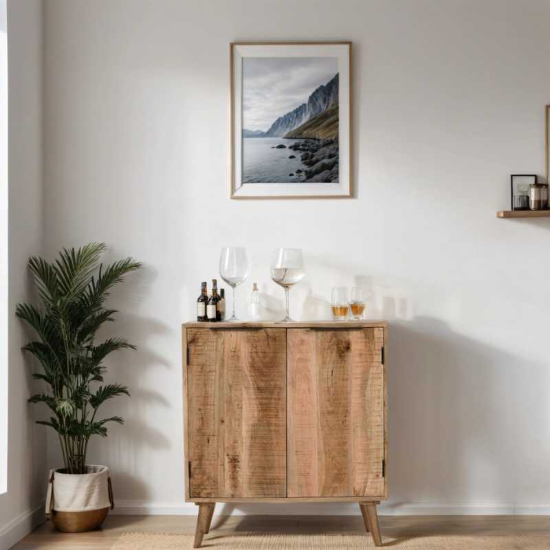 Surrey Drinks Cabinet / Sideboard Solid Wood - UK