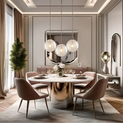 The Glass Ball -  Sleek Scandivan Pendant Light