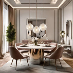 The Glass Ball -  Sleek Scandivan Pendant Light