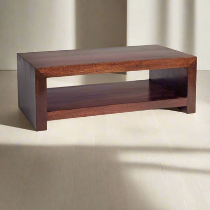 Toko Dark Mango Large Coffee Table - UK - Furniture One Shop