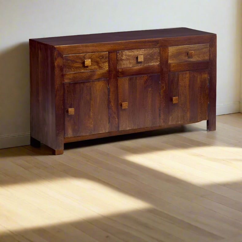 Toko Dark Mango Large Sideboard - UK