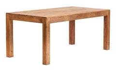 Toko Light Mango 6 Ft Dining Set With Bench & 4 Slatted Chairs - UK