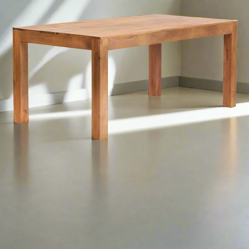 Toko Light Mango Large Dining Table - UK