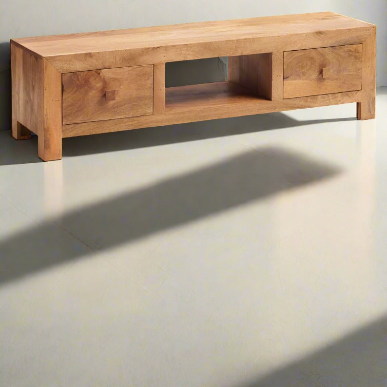 Toko Light Mango Wide Screen TV Stand - UK