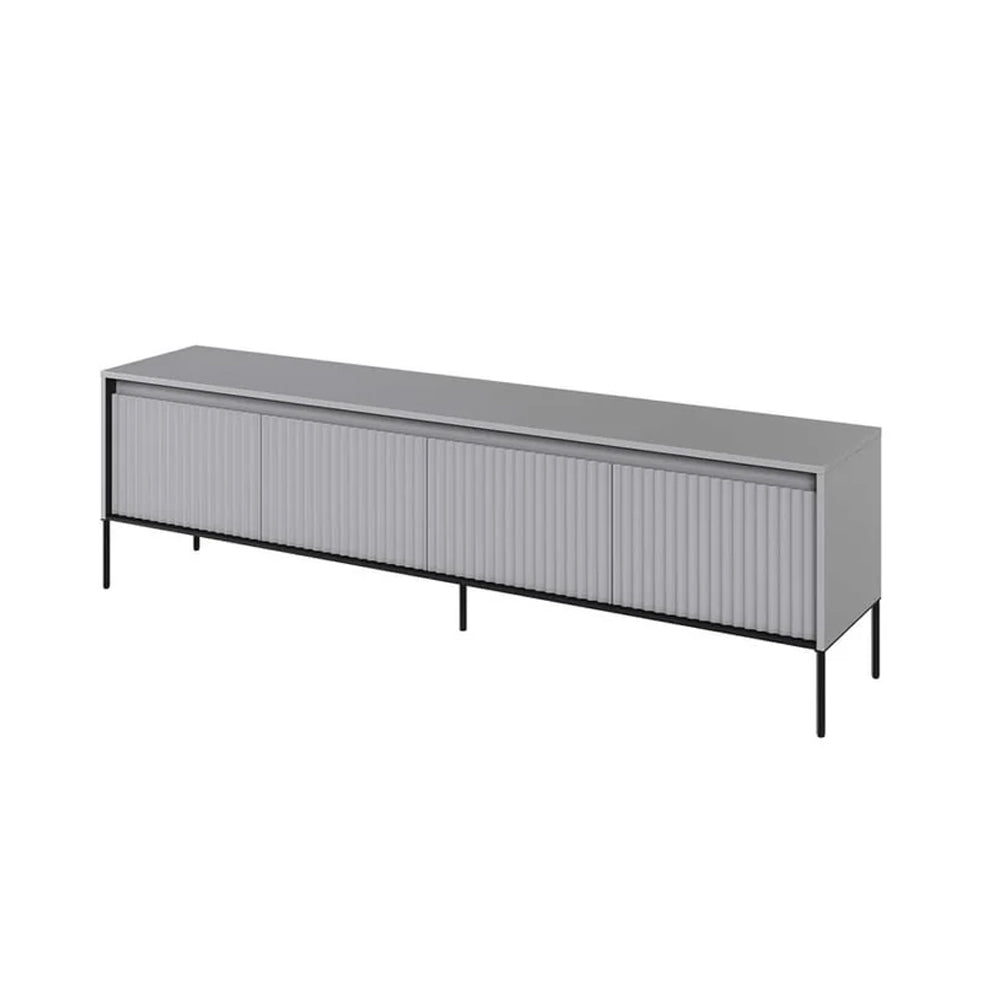 Trend Wooden TV Stand in Grey Matt - 193cm