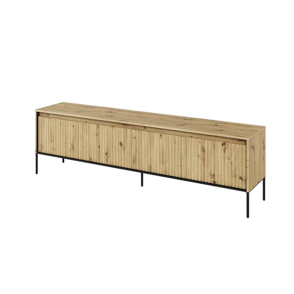 Trend Wooden TV Stand in Oak Artisan - 193cm