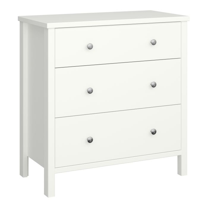 Tromso 3 Drawer Chest Off White - UK