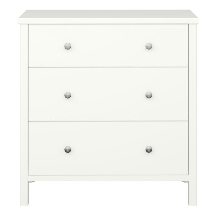 Tromso 3 Drawer Chest Off White - UK