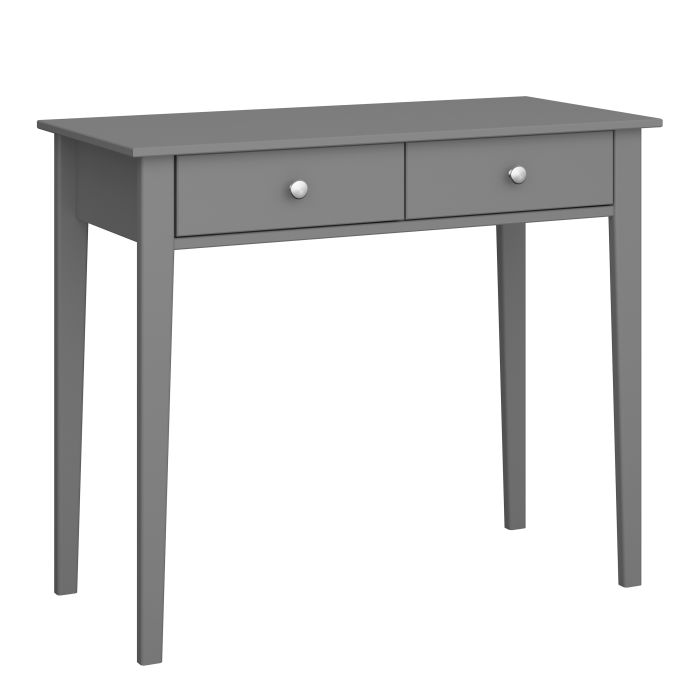 Tromso Desk 2 Drawers Grey - UK