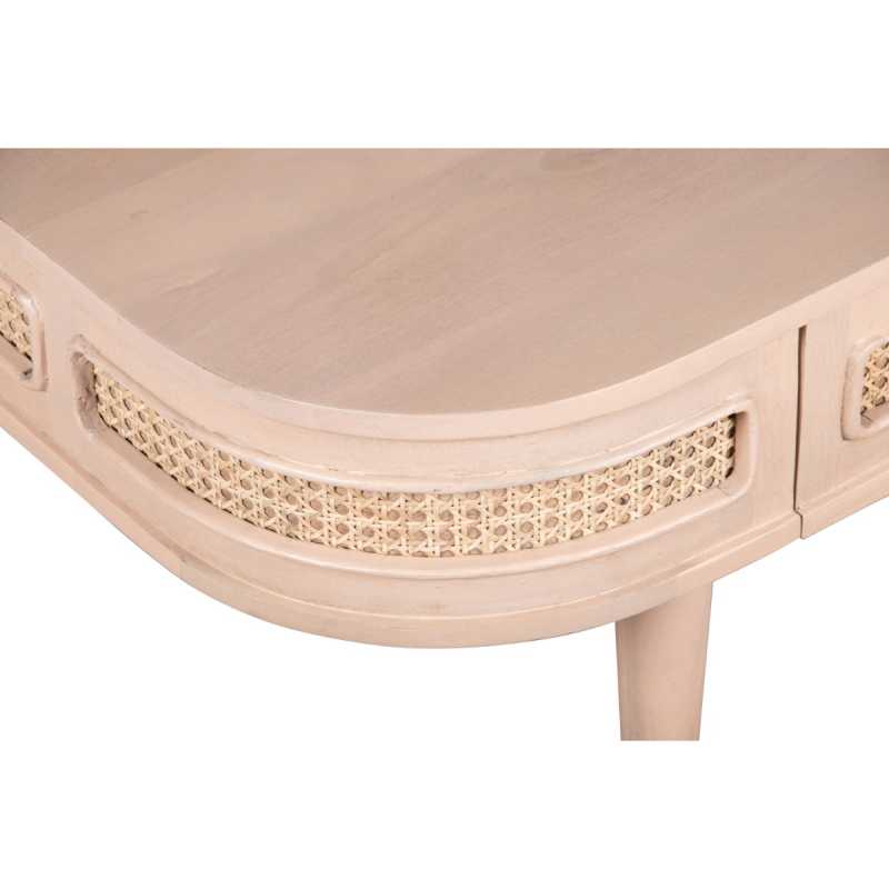 Valencia Cane & Mango Wood 1 Drawer Coffee Table - UK