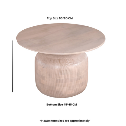 Valencia Cane & Mango Wood Coffee Table