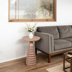 Valencia Cane & Mango Wood Side Table - UK - Furniture One Shop