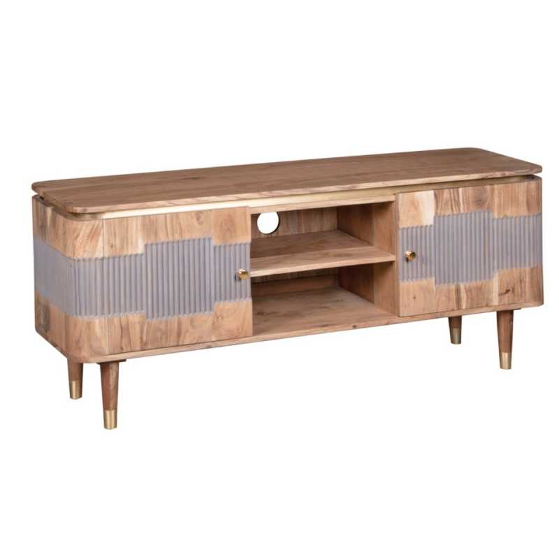 Wilton TV Stand In Acacia Wood 145cm - UK