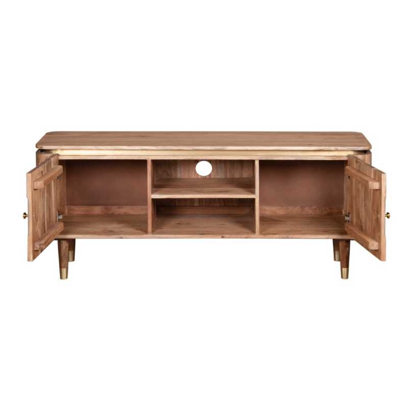 Wilton TV Stand In Acacia Wood 145cm - UK