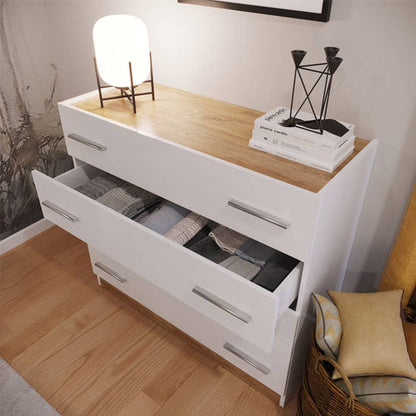 Dentro Wooden Chest of Drawers with 4 Drawers - Furniture One Shop