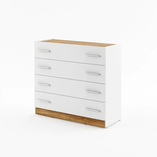 Dentro Wooden Chest of Drawers with 4 Drawers - Furniture One Shop