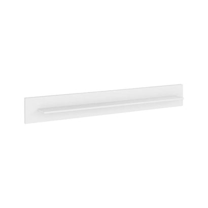 EDGE Wooden Wall Shelf in White High Gloss - 150cm - Furniture One Shop