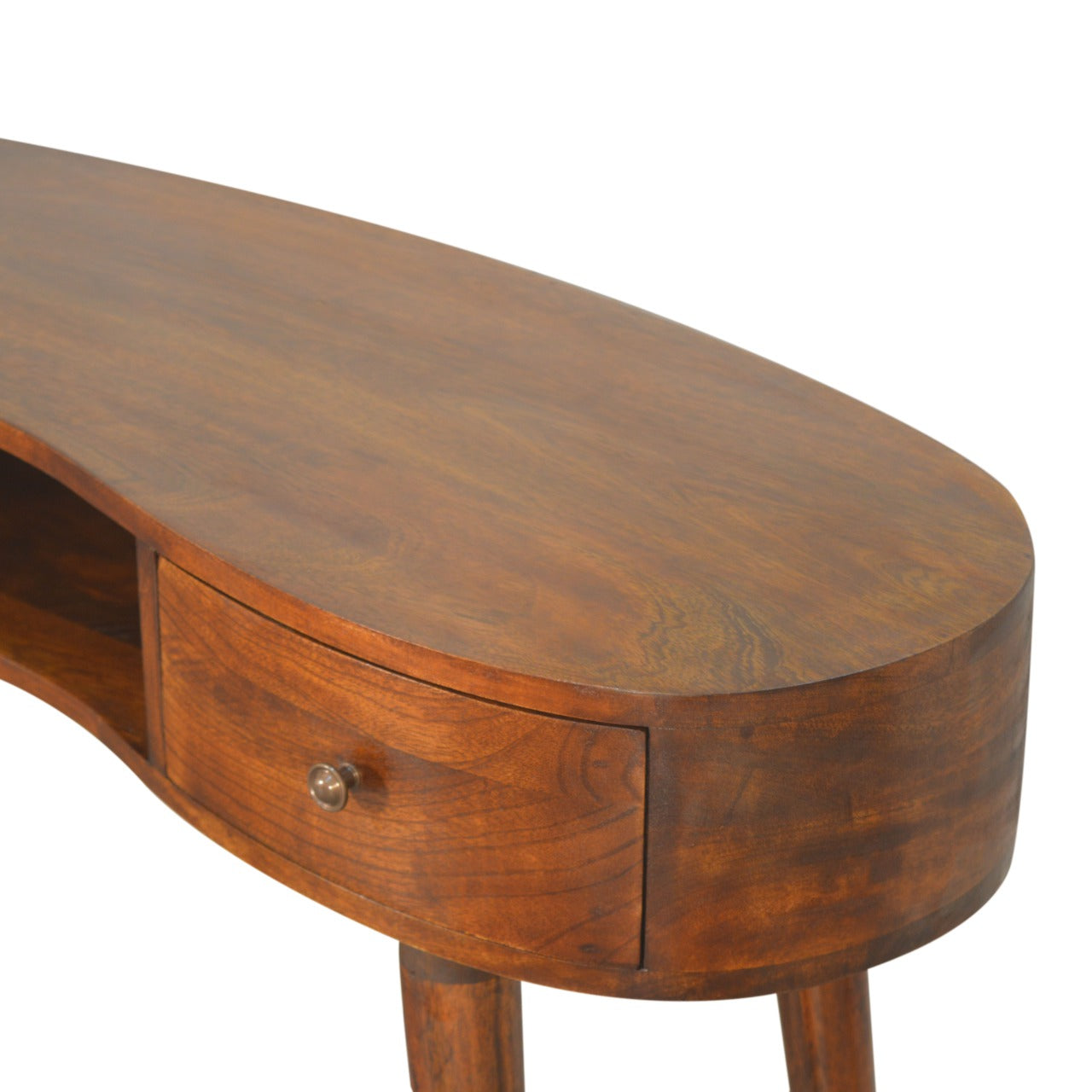 Lincoln Chestnut Wave Laptop Desk - Furniture One Shop