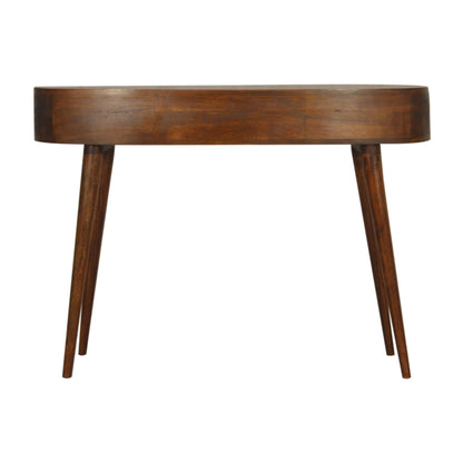 Lincoln Chestnut Wave Laptop Desk - Furniture One Shop