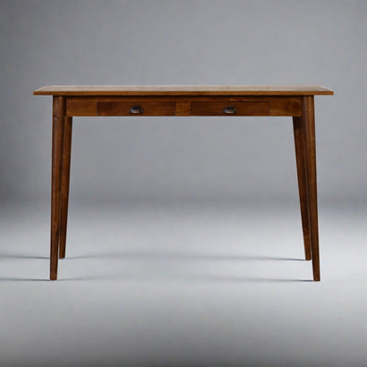 Ripon 2 Drawer Chestnut Laptop Desk - Furniture One Shop