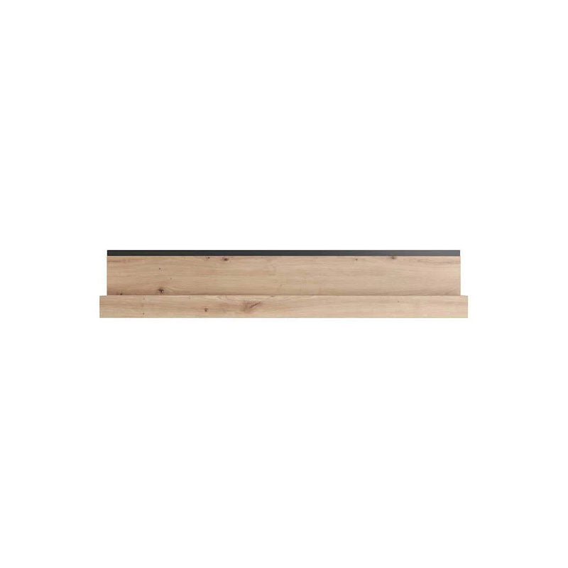 Nelly Wooden Wall Shelf in Oak Artisan - 120cm - Furniture One Shop