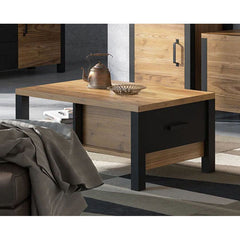 Olin Wooden Coffee Table in Appenzeller Fichte Oak - Furniture One Shop