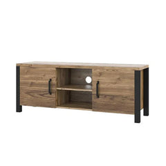 Olin Wooden TV Stand in Appenzeller Fichte Oak - 147cm - Furniture One Shop