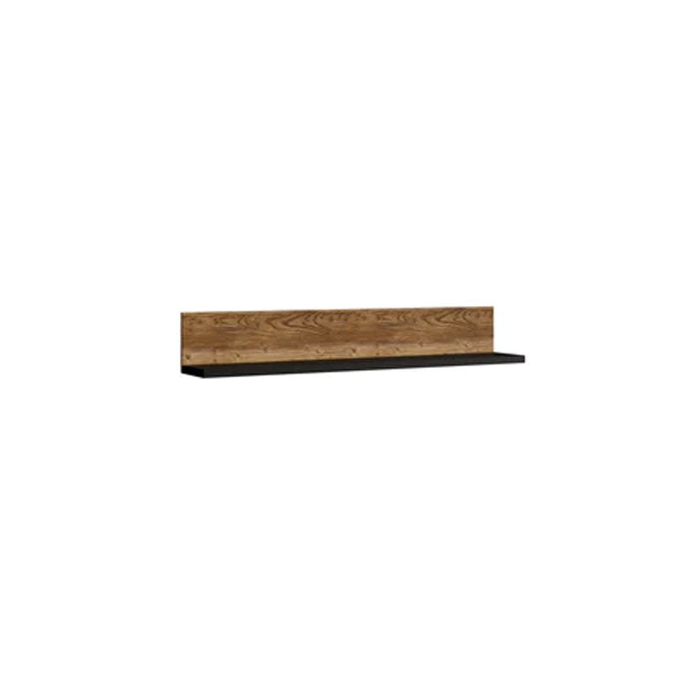 Tarabo Wooden Wall Shelf in Oak Canyon - 150cm