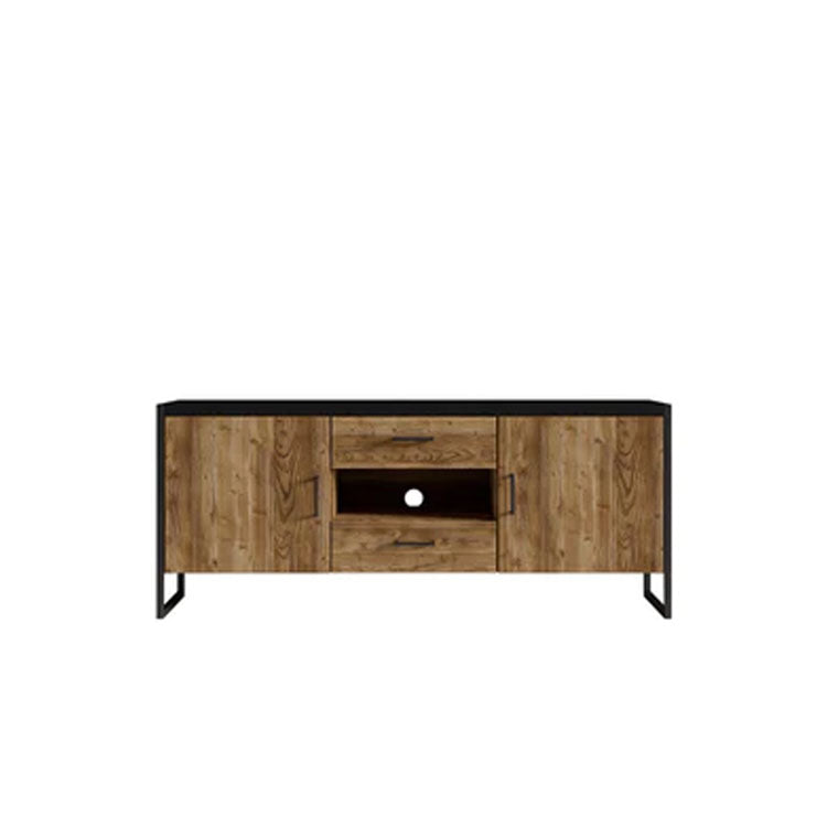 Tarabo Small Wooden TV Stand in Oak Canyon - 154cm