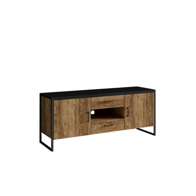 Tarabo Small Wooden TV Stand in Oak Canyon - 154cm