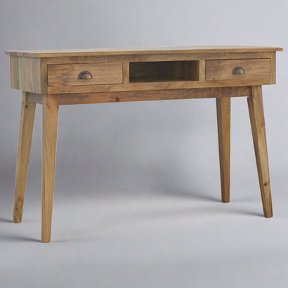 Bradford 2 Drawer Shell Laptop Desk - Furniture One Shop